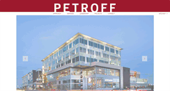 Desktop Screenshot of petroff.com